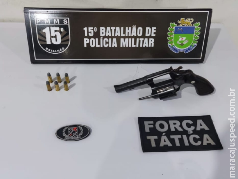 Maracaju: Polícia Militar prende homem de 84 anos que estava com revólver calibre .38 em punho