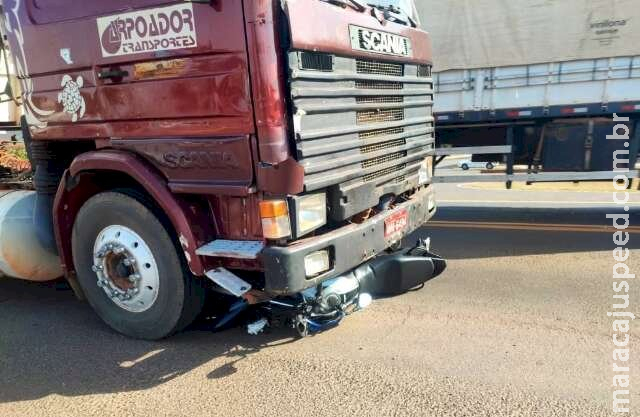 Motociclista morre no hospital três dias após ser atropelado por carreta em São Gabriel do Oeste