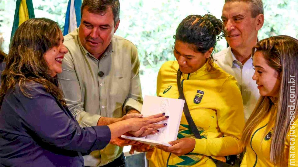 Medalhistas paralímpicos de MS recebem homenagem no Estado após conquistas em Paris