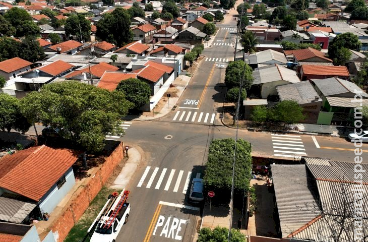 Obra finalizada: Governo do Estado impulsiona Água Clara com mais asfalto e ações municipalistas