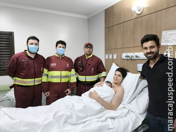 Bebê nasce dentro de ambulância da CCR MSVia, na BR-163, em Dourados