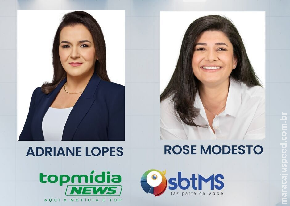 Confronto direto entre candidatas será destaque no debate TOPMÍDIANEWS-SBT/MS