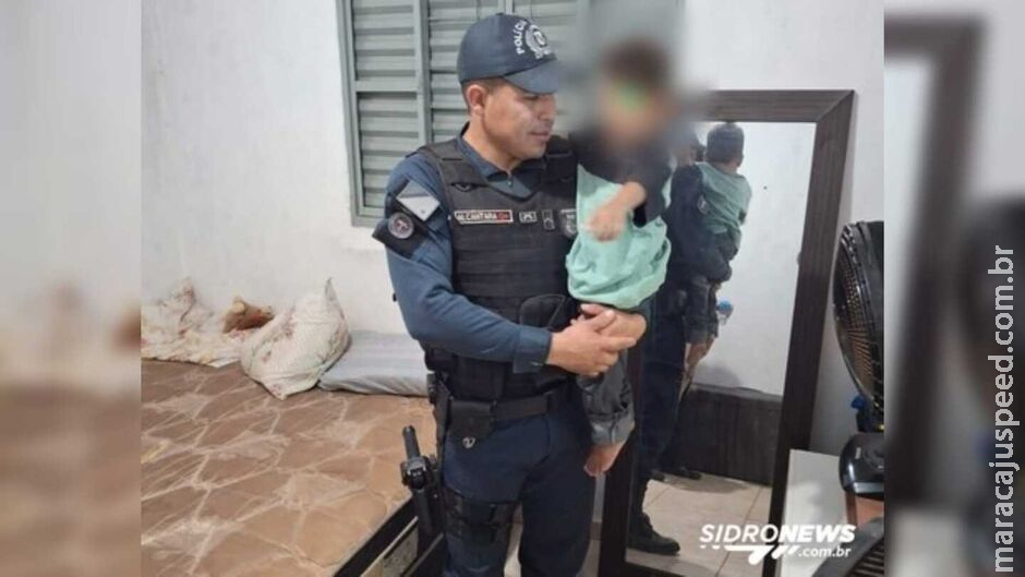 Criança de 2 anos é resgatada chorando em casa sozinha