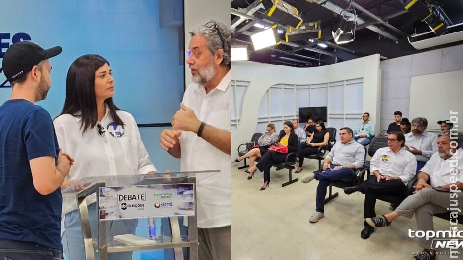 Entrevista SBT-MS e TopMídiaNews com Rose mobiliza aparato de técnicos e assessores