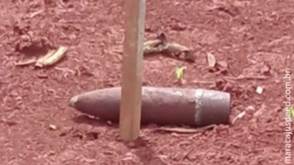 Explosivo de origem militar é encontrado em propriedade rural de Sidrolândia