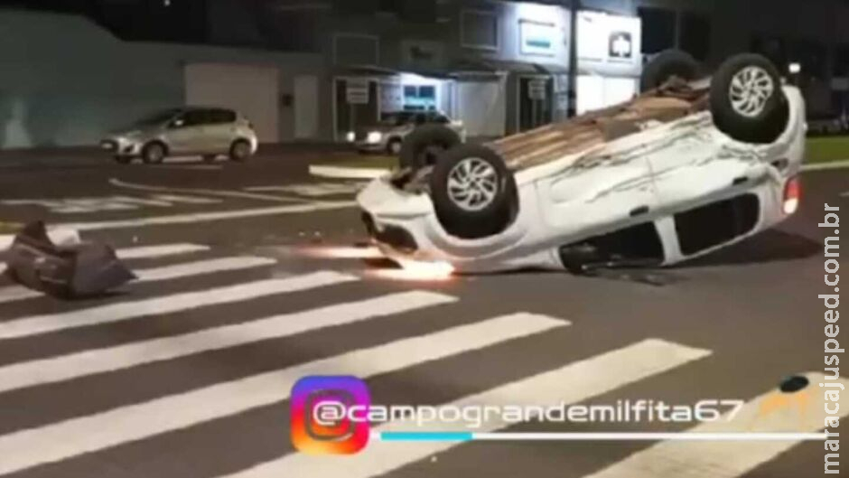 Idosos e criança ficam feridos em acidente em rua com semáforos desligados no Tiradentes