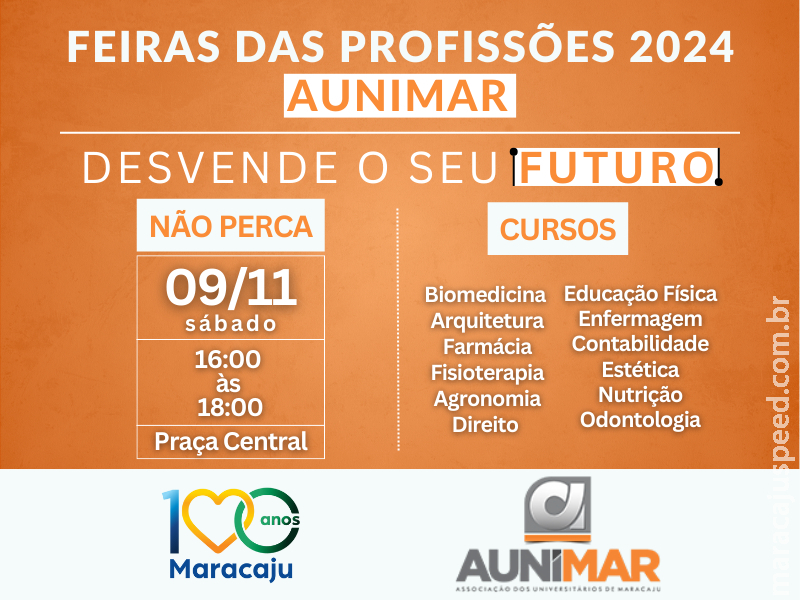 Maracaju: “Feira das Profissões” acontece dia 09/11 na Praça Central