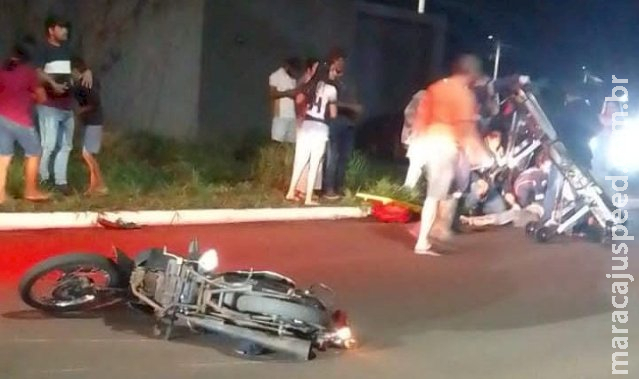 Acidente com caminhonete mata motociclista em Ponta Porã