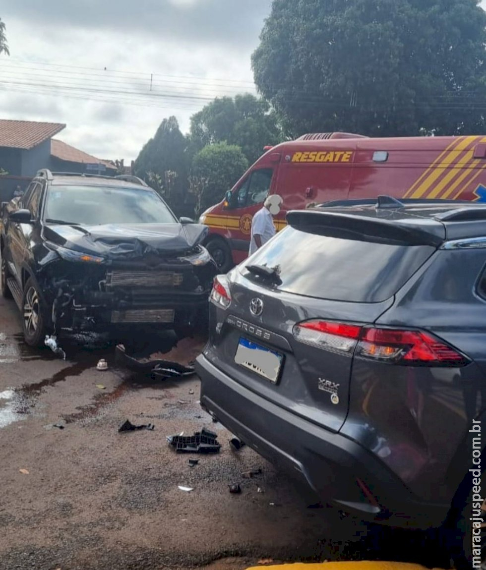 Acidentes na manhã desta terça em Caarapó