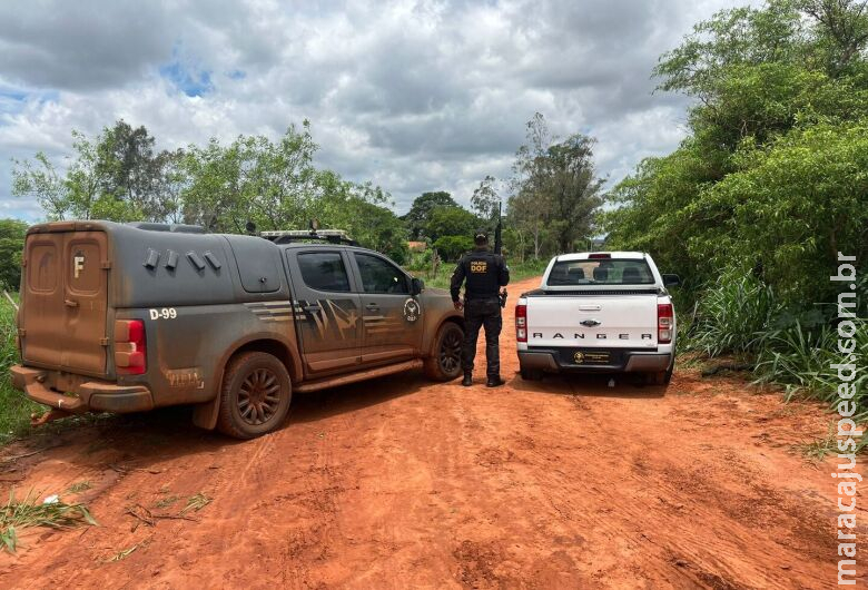 Caminhonete furtada em São Paulo é recuperada em MS