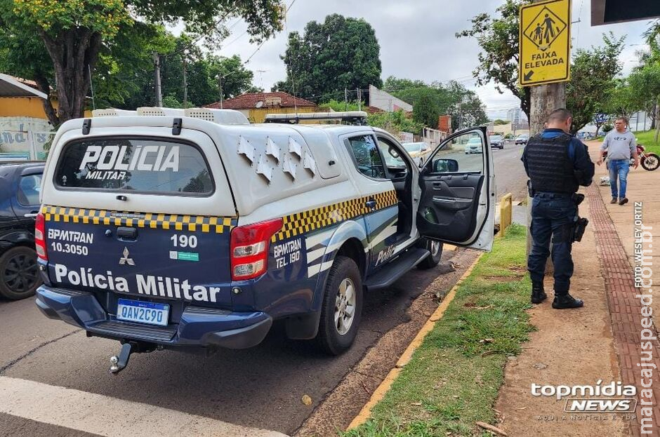 Idoso é agredido durante briga de trânsito na região central de Campo Grande