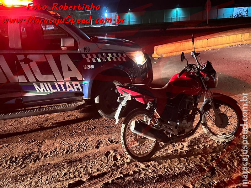 Maracaju: Polícia Militar recupera motocicleta roubada em menos de 24 horas