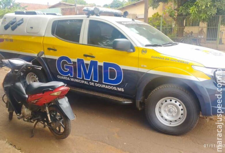 Motocicleta furtada em Caarapó é recuperada em Dourados