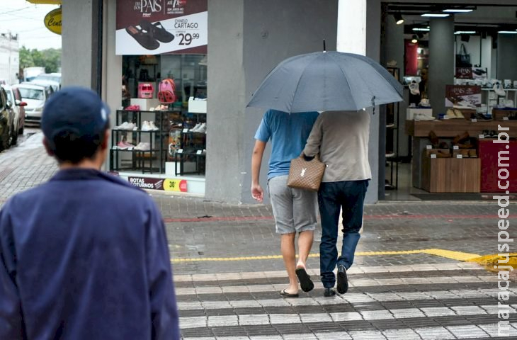 MS tem semana com previsão de chuva e chegada de frente fria