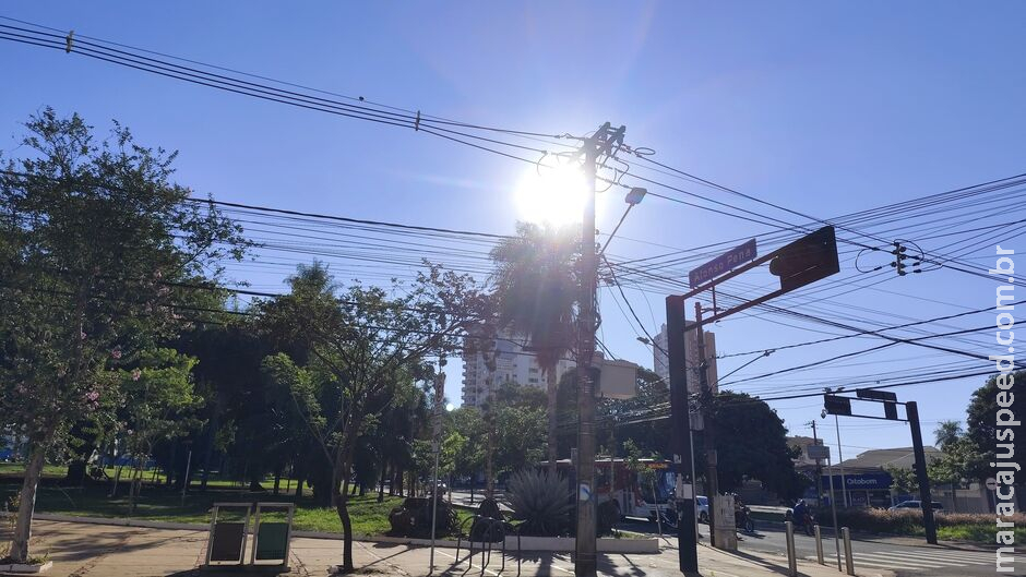 Temperaturas acima dos 30ºC marcam o dia em Mato Grosso do Sul