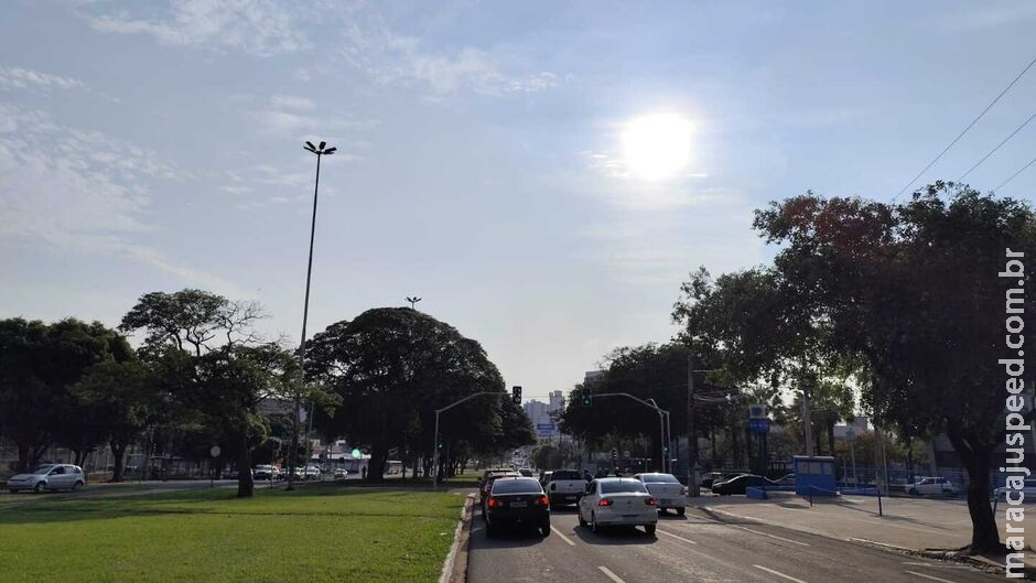 Terça-feira será com chuva isolada e temperaturas elevadas em Mato Grosso do Sul