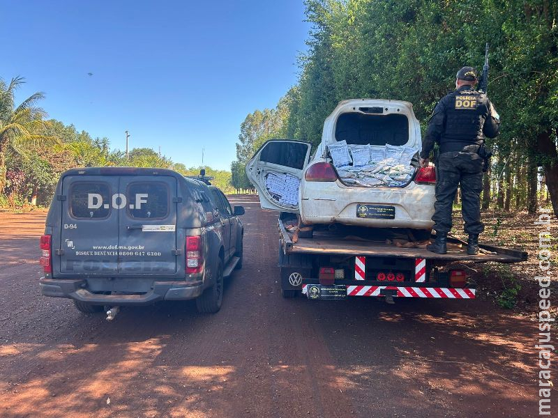 Veículo com defensivos agrícolas e cigarros contrabandeados é apreendido pelo DOF em Maracaju