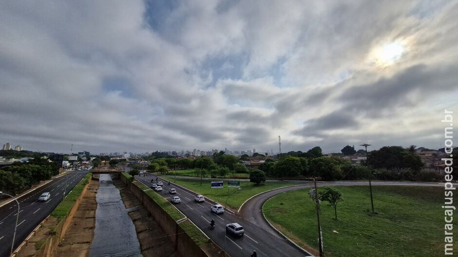 Frente fria traz chuvas, mas calor continua nesta sexta-feira em MS