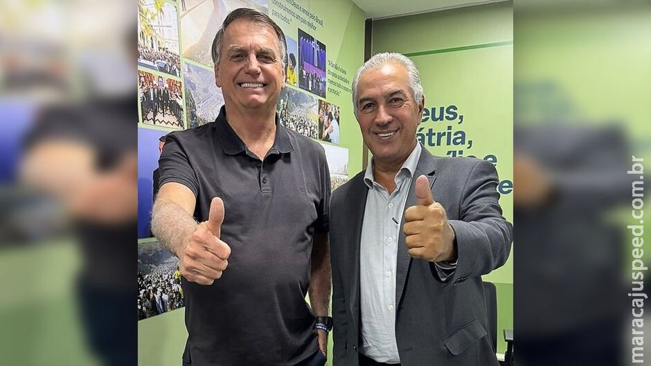 Reinaldo Azambuja se encontra com Bolsonaro em Brasília