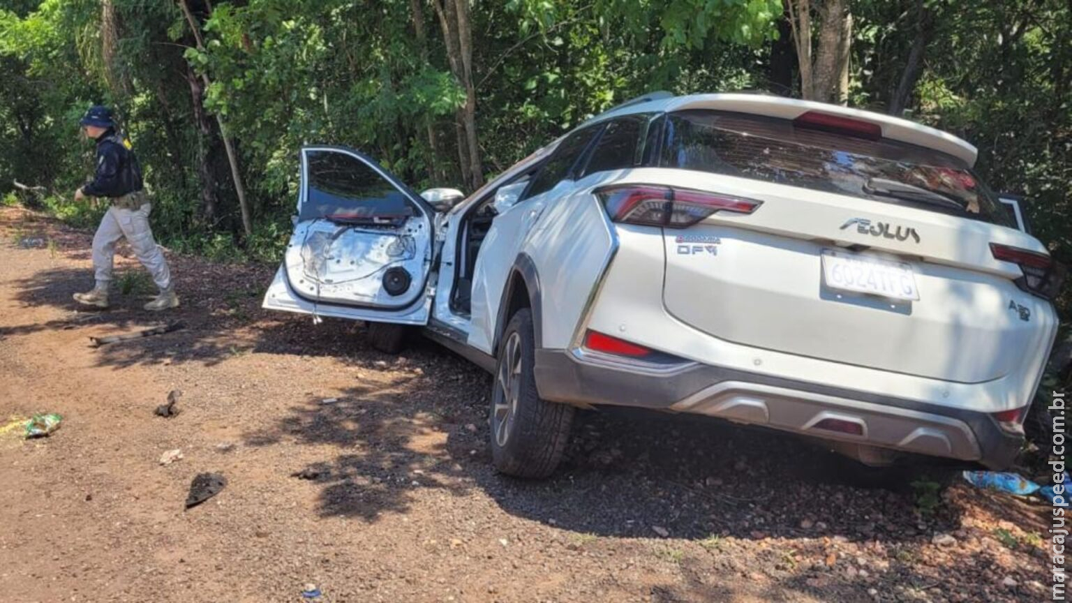 Acidente em estrada deixa três feridos e uma vítima fatal