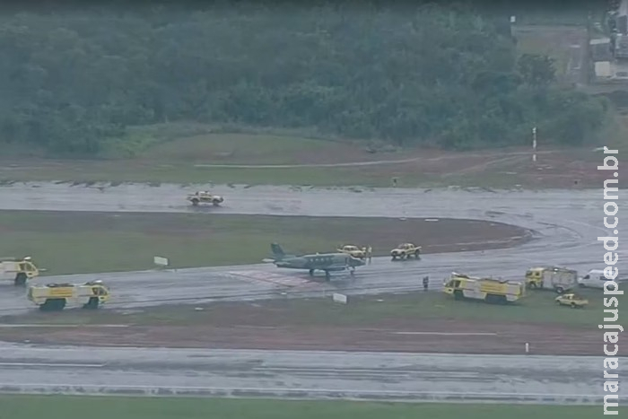 Avião da FAB faz pouso de emergência no Aeroporto de Brasília