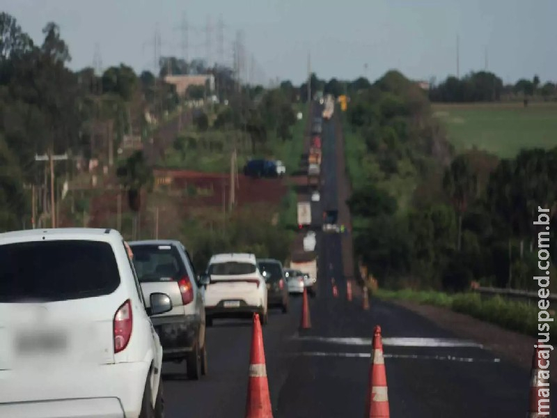 BR-163 em MS tem 8 trechos interditados nesta quinta-feira; confira