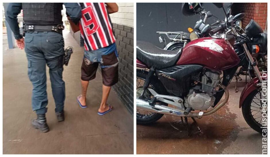 Homem é preso após furtar moto de colega de trabalho em Dourados