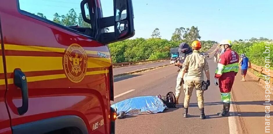 Motociclista que morreu em acidente na BR-163 estava a caminho do trabalho