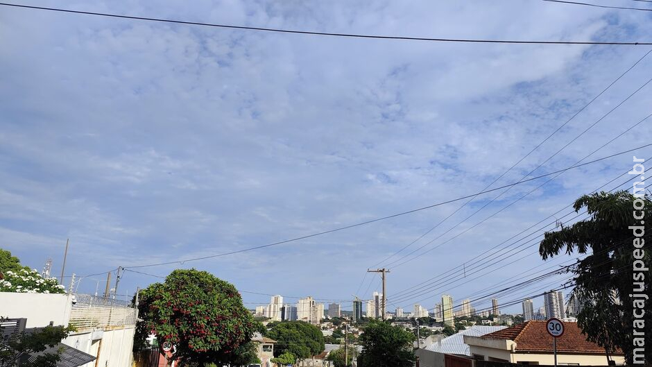 Previsão de sol e tempestades isoladas nesta quarta em MS