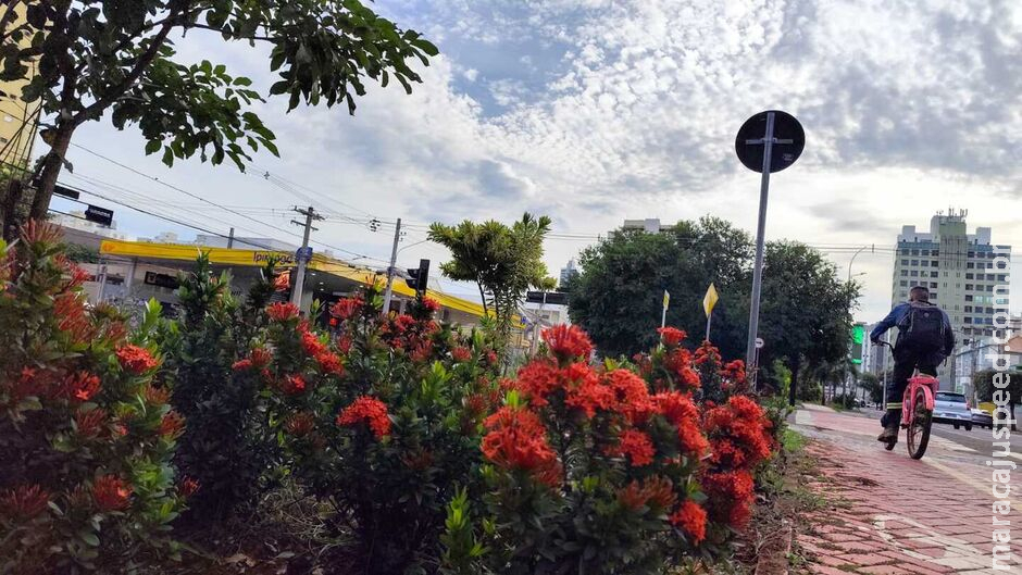 Sexta-feira será de tempo quente, sol e pancadas de chuva em MS