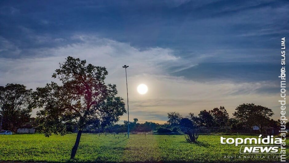 Tempo quente e seco: semana começa com calor de 39°C em MS