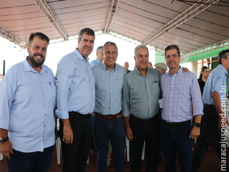 Vereadores prestigiam inauguração da Unidade Serra de Maracaju Copasul com a presença do Governador