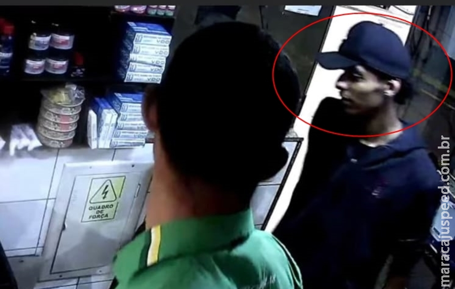 Assaltante que usou faca para roubar R$ 1,5 mil reais no Posto Pé de Cedro segue foragido