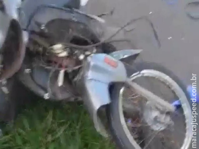 Idosa é lançada em rodovia e morre após pneu de motocicleta na MS-165