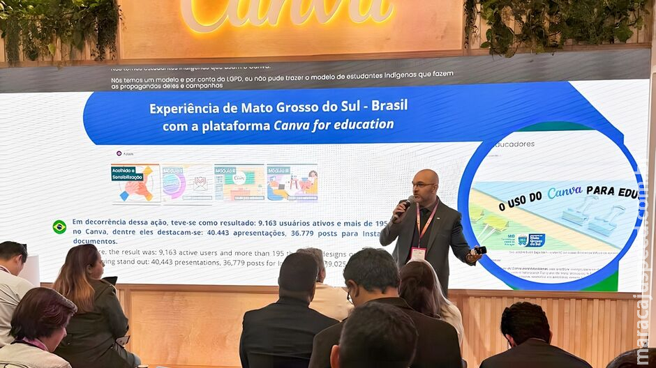 MS é destaque em Londres ao apresentar em evento global ferramentas digitais na educação