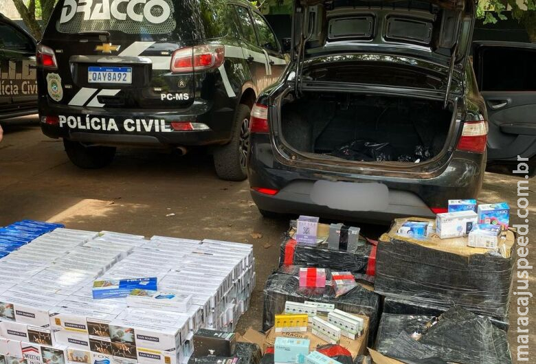 Polícia apreende veículo com mercadorias contrabandeadas na fronteira